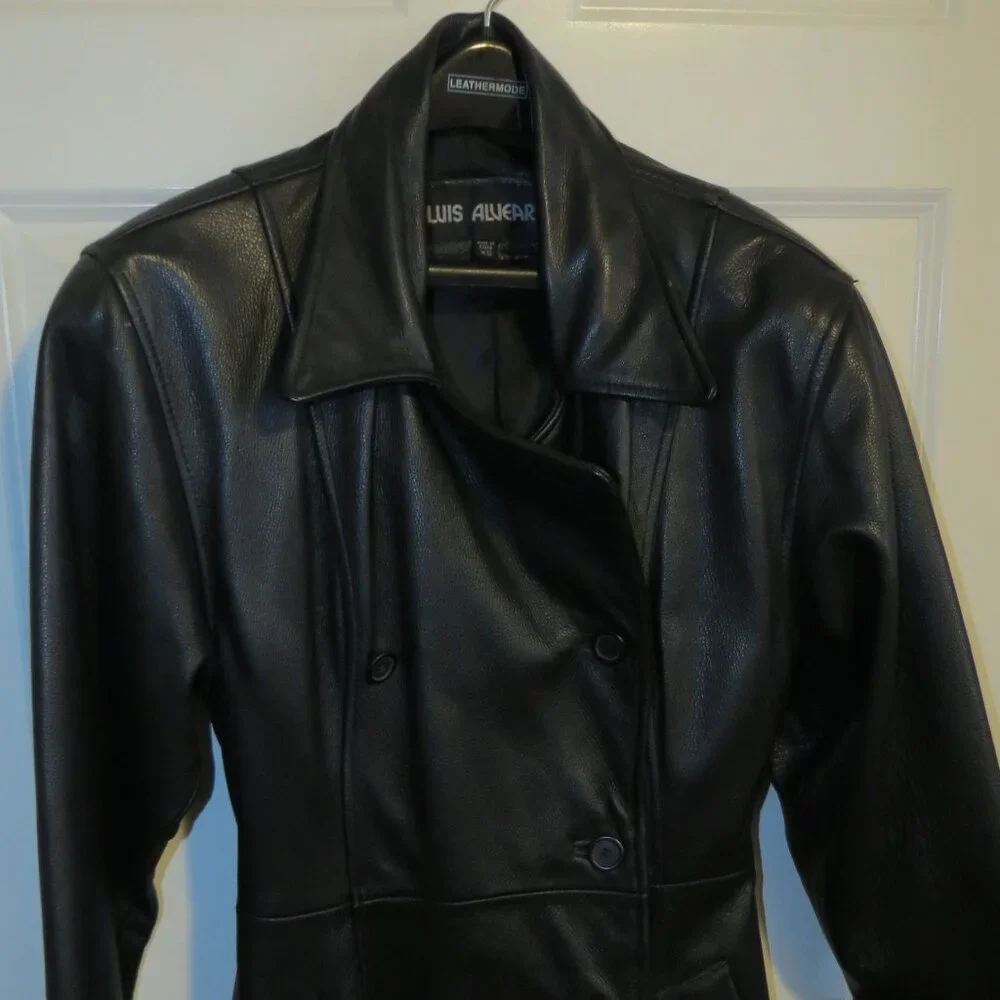 Soft Lambskin Black Leather Jacket Women's Size XS - Picture 1 of 5